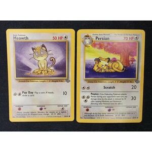Pokemon Meowth Persian‎ Base Set Trading Card Game